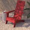Flash Furniture Red Modern Dual Slat Back Adirondack Chair JJ-C14509-RED-GG - alternate 8